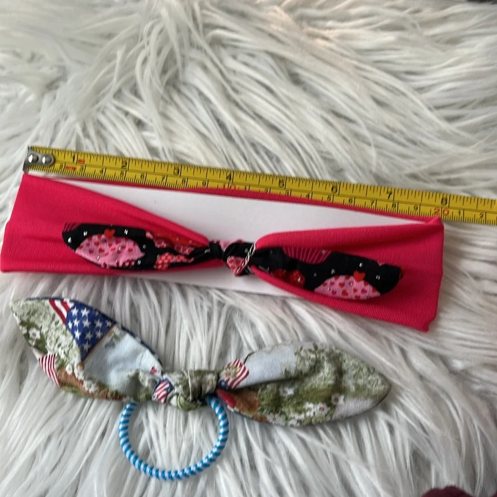Headband and Ponytail holder young girl, NwOT, Handmade